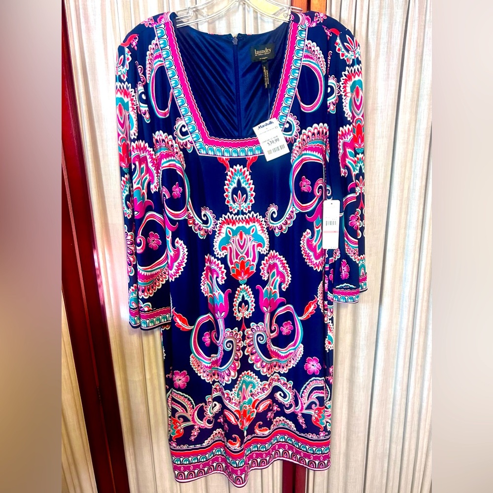 Laundry by Shelli Segal floral dress size 10